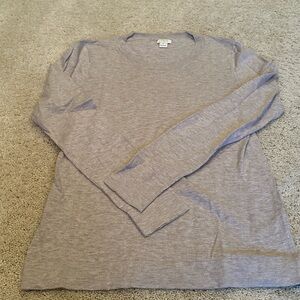 JCrew factory crewneck sweater, size medium, light tan